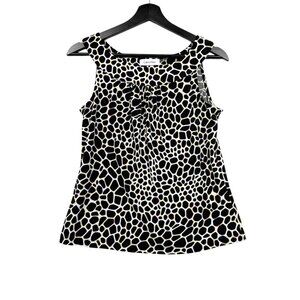 CALVIN KLEIN Womens Stretch Sleeveless Top Multicolor Size Small